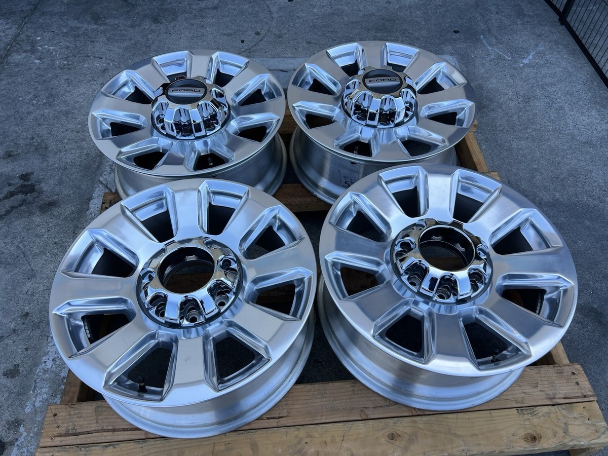 20” Ford OEM Factory F-350 / F-250 Wheels Rims – Limited & Platinum Stock Takeoffs - Image 4