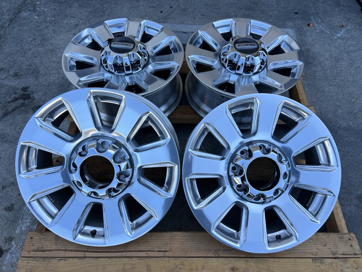 20” Ford OEM Factory F-350 / F-250 Wheels Rims – Limited & Platinum Stock Takeoffs - Image 5