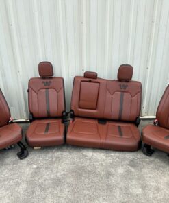 2017-2019 FORD F250 F350 F450 KING RANCH FRONT REAR SEATS HEATED COOLING MASSAGE