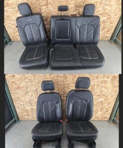 2015-2020 F150 PLATINUM HEAT COOL MASSAGE SEATS SET NAPA LEATHER OEM V34