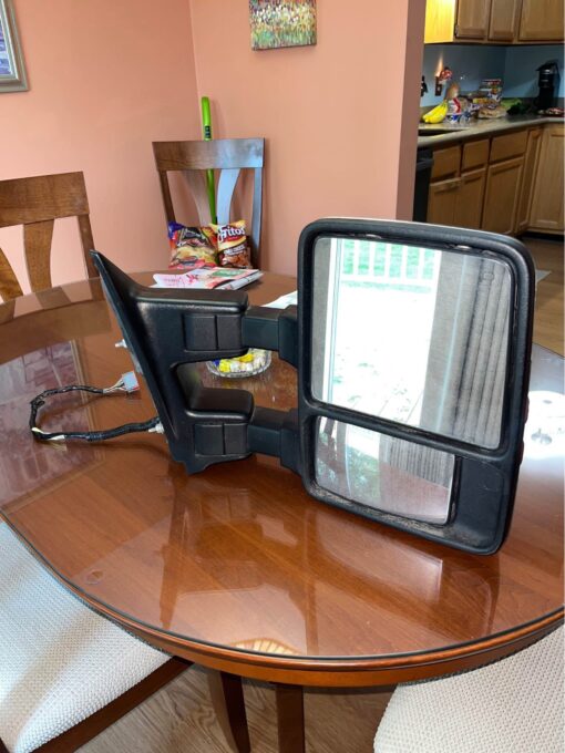 2010 F350 lariat OEM Power tow mirror with chrome cap
