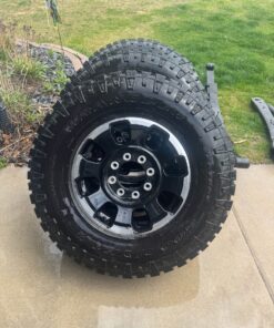 18” OEM Wheels 35" Tires Platinum Lariat TPMS Black