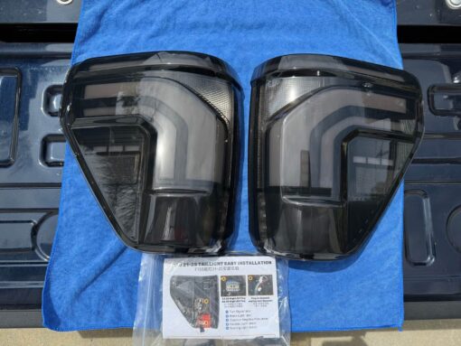 2021–2025 Ford F-150 Smoked Tail Lights – Pair