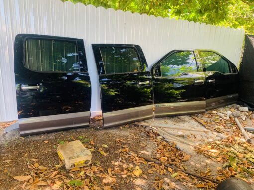2017-2022 ford f250 f350 black doors
