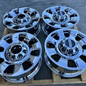 20” 2025 Ford F-250 & F-350 Factory OEM Chrome Wheels – Original Stock Rims