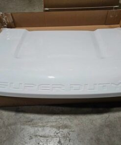 2017–2024 Ford F250 F350 Super Duty Star White Cowl Hood – OEM Style Performance Upgrade