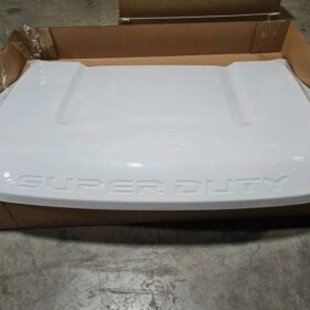 2017–2024 Ford F250 F350 Super Duty Star White Cowl Hood – OEM Style Performance Upgrade