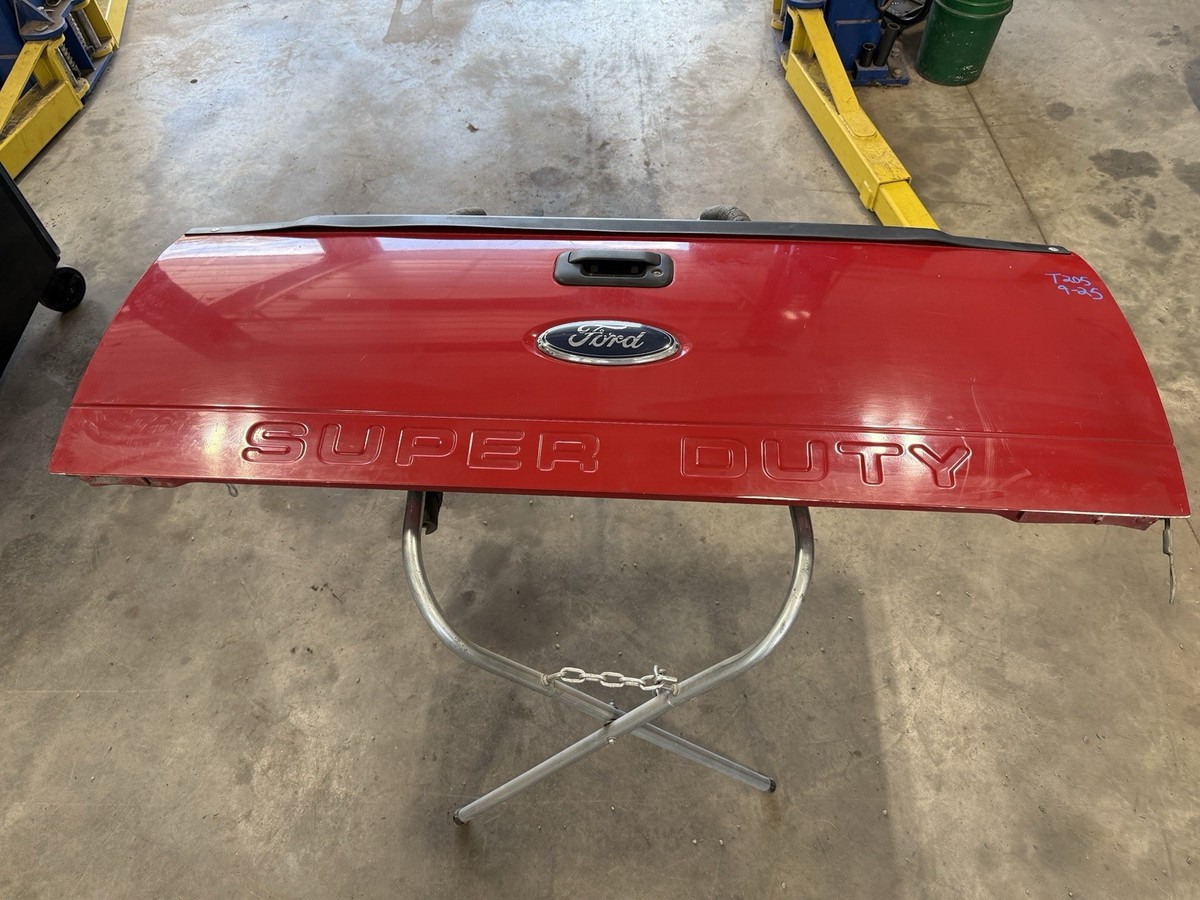 2011–2016 Ford F250 Super Duty Complete Tailgate Assembly – Red OEM Replacement