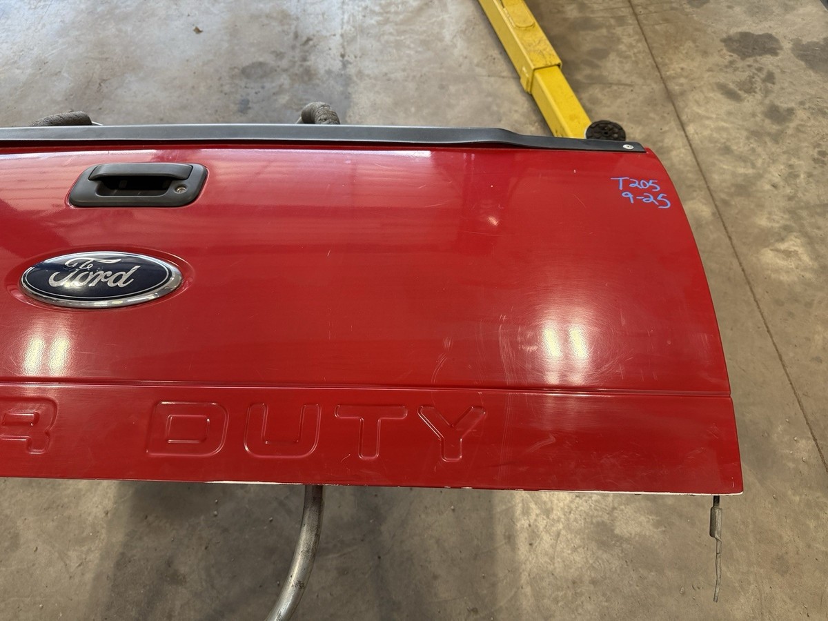 2011–2016 Ford F250 Super Duty Complete Tailgate Assembly – Red OEM Replacement - Image 4