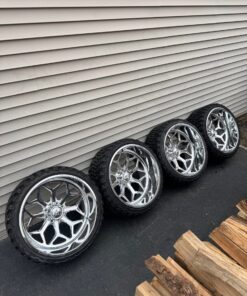 26x14 American Force Cortex Wheels w/ 35x13.5x26 Atturo Trail Blade M/T Tires – Low Miles 8x170