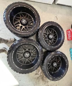 22x12 Hostile Sprocket Wheels 8x170 Lug Pattern | Aggressive Stance for Super Duty Trucks