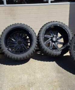 24x14 Wheels with 35x15.50R24 Tires 8 Lug – Aggressive Stance, Maximum Traction & Show-Stopping Truck Style