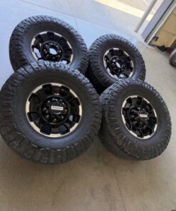 18” 2026 Ford F350 Tremor OEM Wheels w/ 37x12.50R18 Nitto Tires – Heavy Duty Takeoff Package