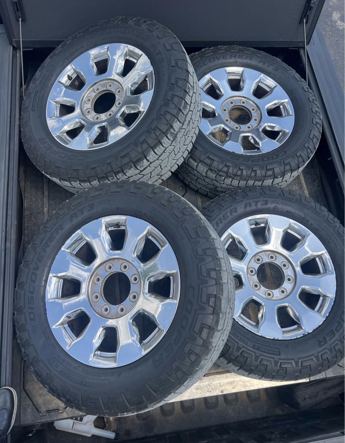 20” OEM Stock Rims & Tires for 2017-2019 Ford F-250 / F-350 Super Duty (Factory Takeoffs)