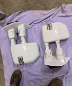 2022 Ford F-250 / F-350 Side Mirrors White (OEM Tow Mirrors Upgrade) – Super Duty Power Mirror Replacement