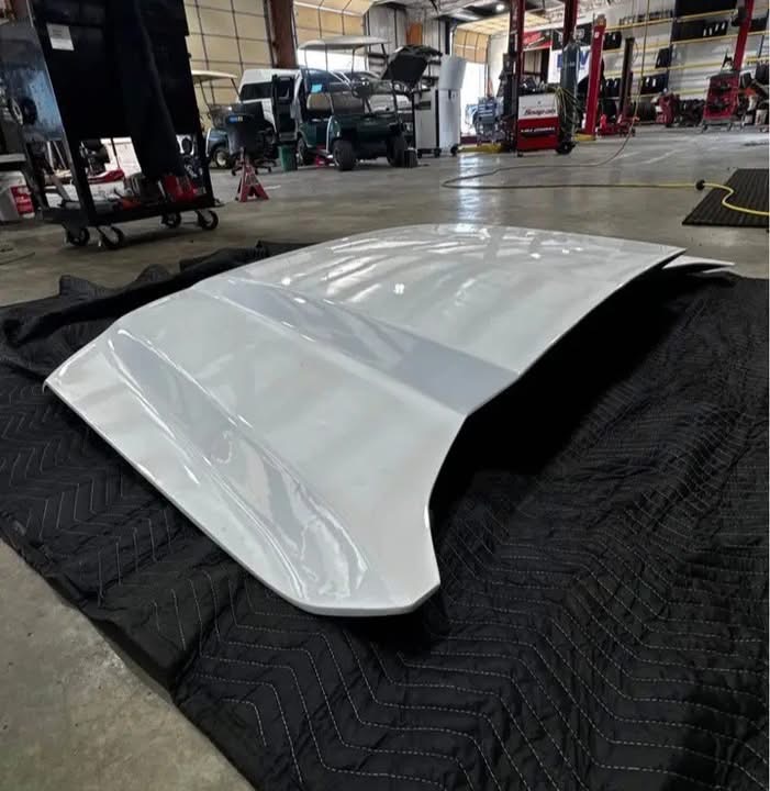 2023-2026 Ford F250 F350 F450 Performance Cowl Hood White – Aggressive Super Duty Styling Upgrade - Image 3