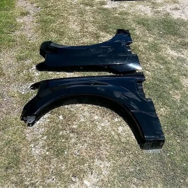 2017-2022 Ford F-250 F-350 Super Duty Black Fender Set OEM Style For Sale - Image 2