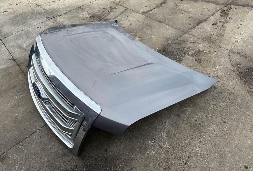 2009-2014 Ford F150 King Ranch Gray Hood with Grille OEM For Sale