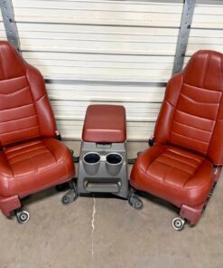 1999-2010 Ford F250 F350 F450 Super Duty King Ranch Front Seats & Center Console – OEM Luxury Interior Upgrade