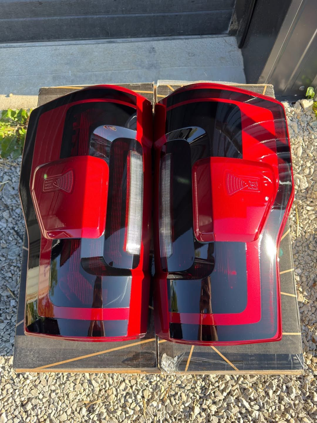 2017-2022 Ford F250 F350 F450 Super Duty XB LED Tail Lights PTM Ruby Red Tinted – Premium OEM Style Upgrade - Image 2