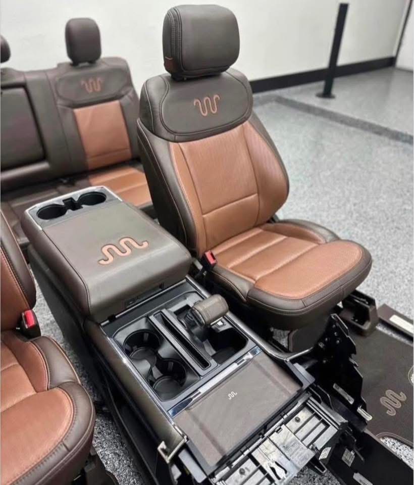 2021-2025 Ford F-150 King Ranch Interior for Sale – OEM Seats, Center Console, Door Panels & Interior Trim Package - Image 4