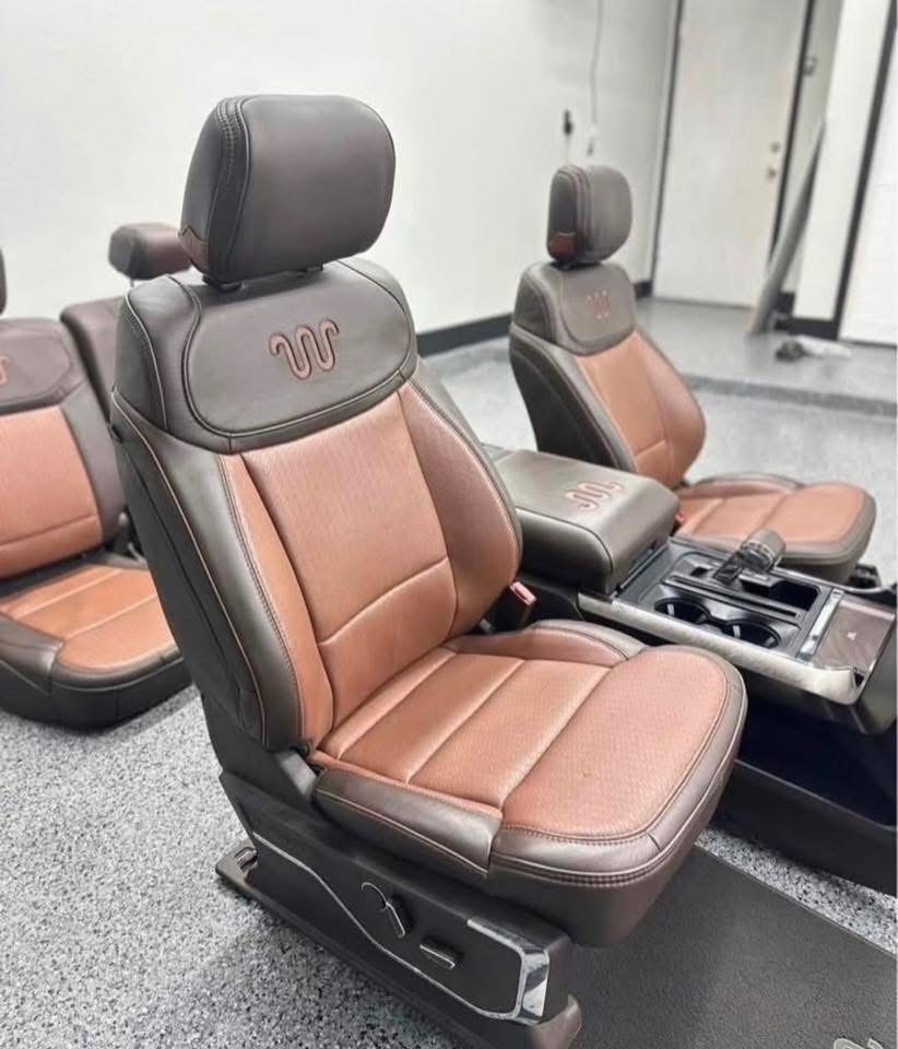 2021-2025 Ford F-150 King Ranch Interior for Sale – OEM Seats, Center Console, Door Panels & Interior Trim Package - Image 5