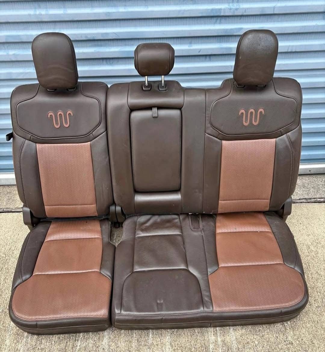 2023-2026 Ford F250 F350 F450 King Ranch Super Duty Rear Bench Seat For Sale – OEM Leather Rear Seat Assembly