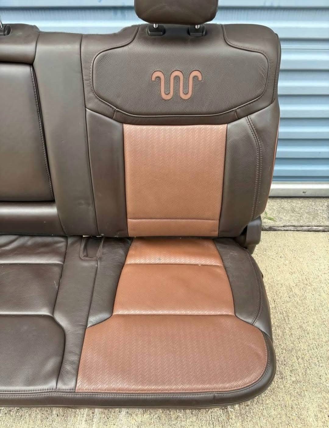 2023-2026 Ford F250 F350 F450 King Ranch Super Duty Rear Bench Seat For Sale – OEM Leather Rear Seat Assembly - Image 6