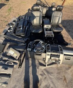 2017-2022 Ford F250 F350 F450 Super Duty Full Black Leather Interior Conversion Package
