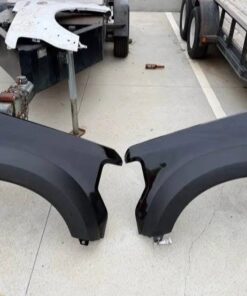 2017-2022 Ford F-350 F-450 F-550 Right & Left Black Fender Set | OEM-Style Super Duty Replacement Fenders