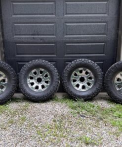 20” Ford F-250 F-350 Platinum OEM Stock Wheels 8x170 Wrapped in 40x15.50R20LT Nitto Trail Grappler Tires