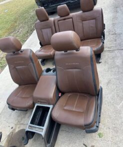 1999-2016 Ford F-250 F-350 Super Duty Platinum Seats Pecan Brown OEM Interior Upgrade