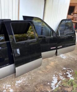 1999–2016 Ford F-250 F-350 F-450 F-550 Super Duty Crew Cab Front & Rear Doors – OEM Black Complete