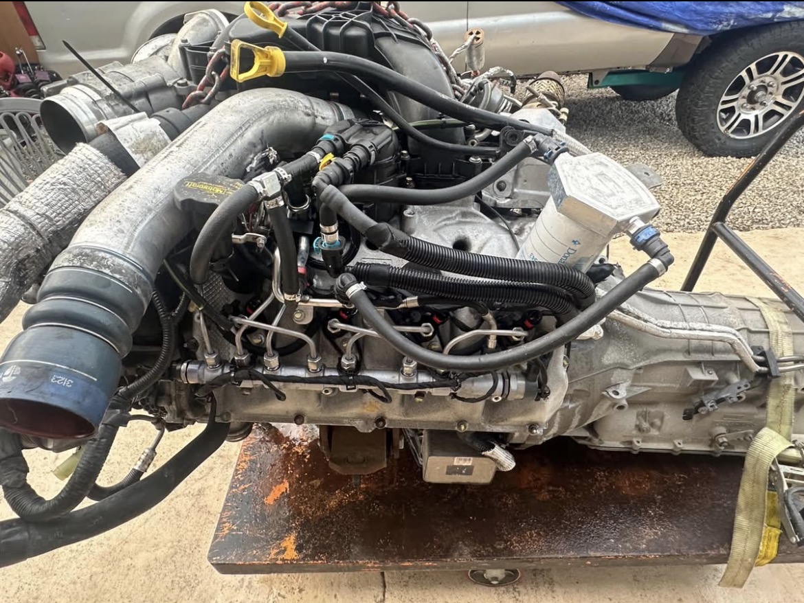2011–2016 Ford F-250 6.7 Power Stroke Diesel Engine & Transmission Assembly – 86,000 Miles OEM Take-Off - Image 5