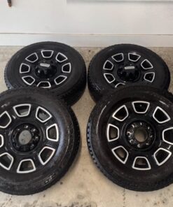 2017–2026 Ford F-250 F-350 Platinum Stock Wheels & Tires | Genuine OEM Factory Wheel and Tire Set