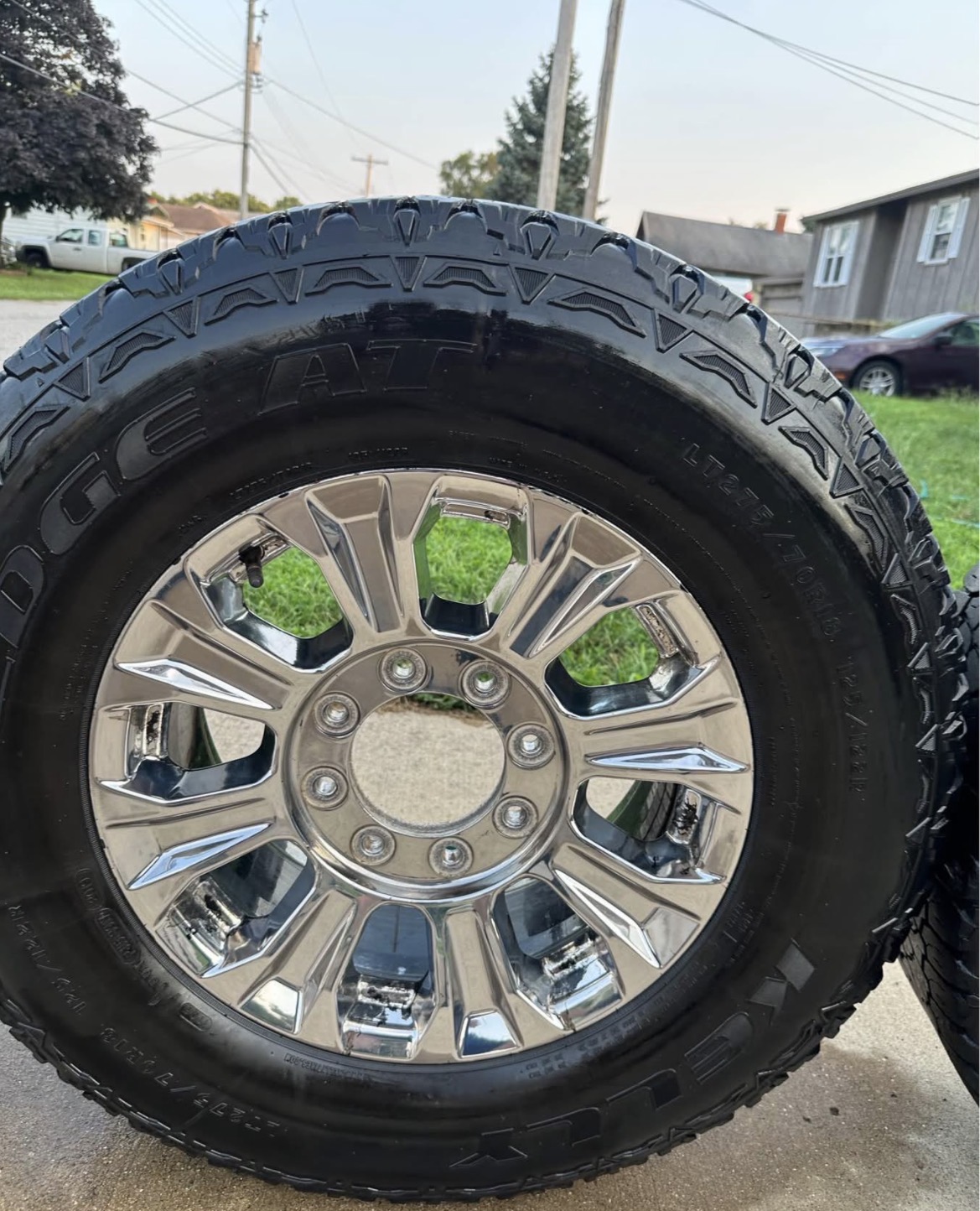2017–2022 Ford F-250 18-Inch Alloy OEM Factory Wheels with Goodyear Wrangler All-Terrain Tires - Image 5