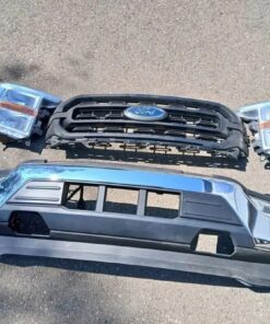 2021–2022 Ford F-150 Complete Front-End Assembly | OEM Plug-and-Play Front Clip with Headlights, Grille, Bumper, Suspension & Body Parts