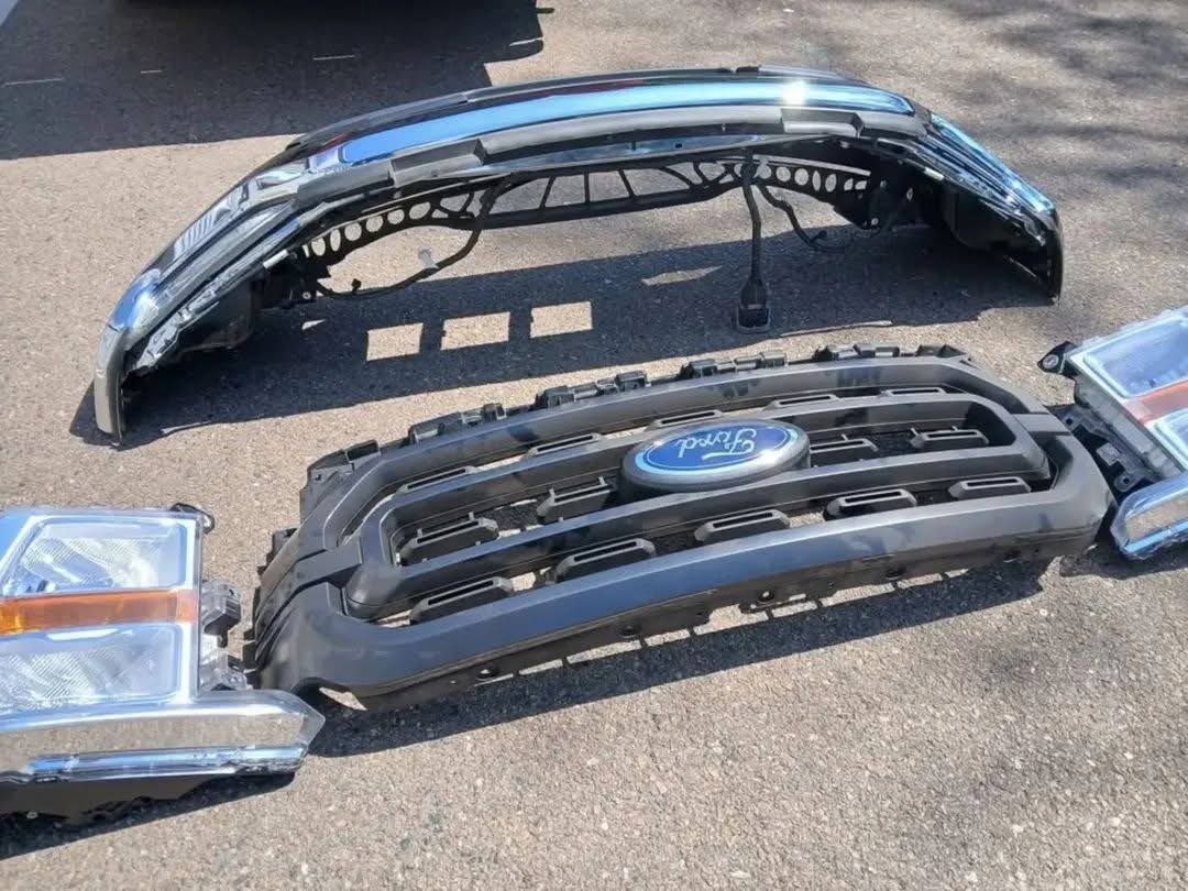 2021–2022 Ford F-150 Complete Front-End Assembly | OEM Plug-and-Play Front Clip with Headlights, Grille, Bumper, Suspension & Body Parts - Image 3