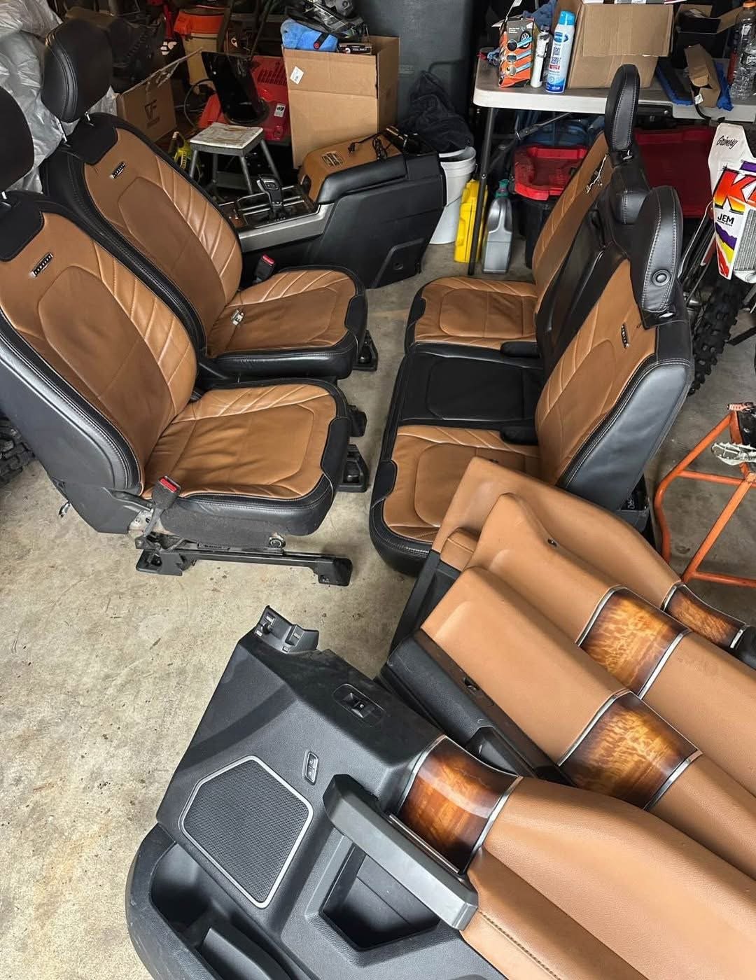 2015–2020 Ford F-150 Limited Complete Seats & Center Console