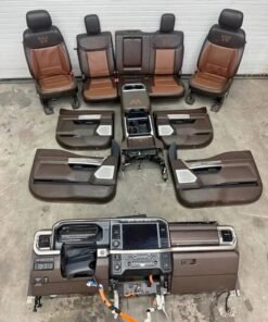 2023–2026 Ford F-250 F-350 F-450 King Ranch Interior Seats, Center Console & Dashboard