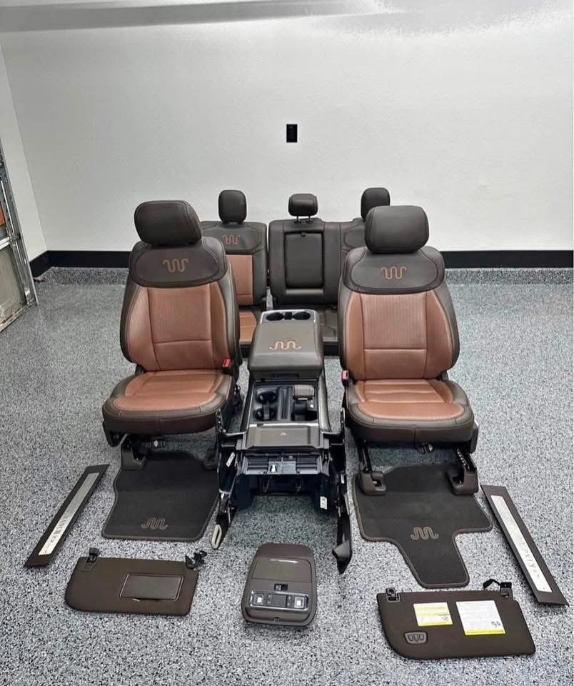 2023–2026 Ford F-250 F-350 F-450 King Ranch Interior Seats & Center Console